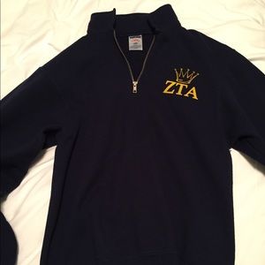 3/4 zip sweatshirt
